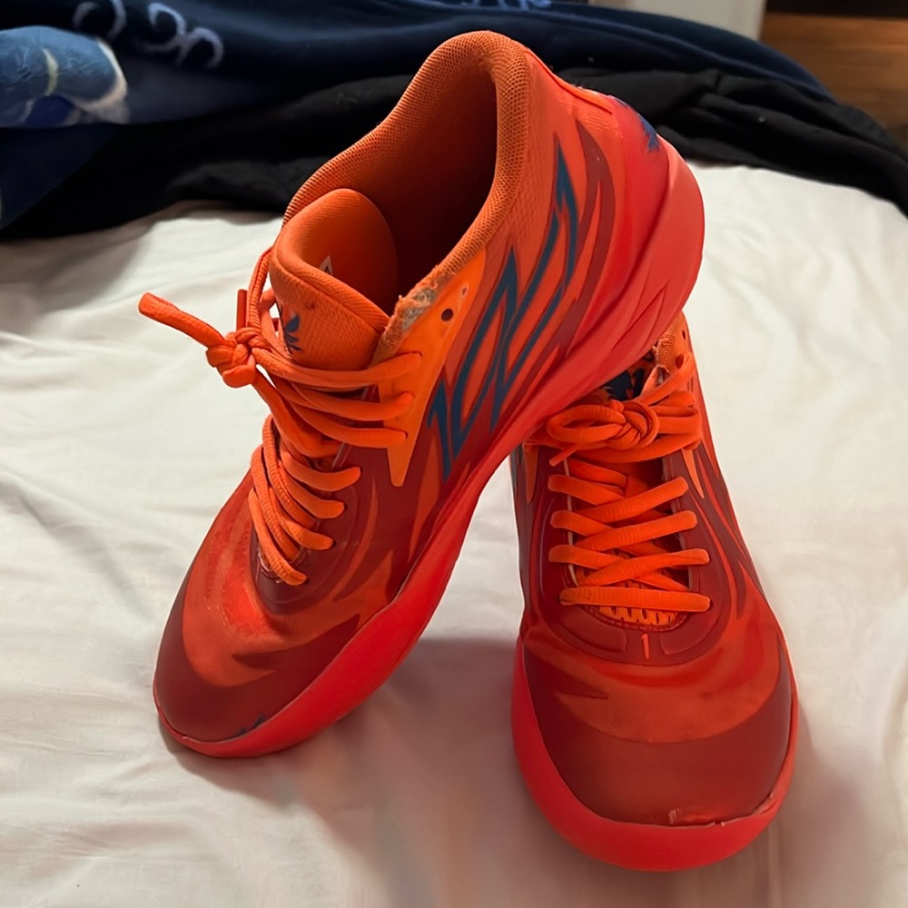 Puma Lamelo MELO basketball shoe. “supernova”